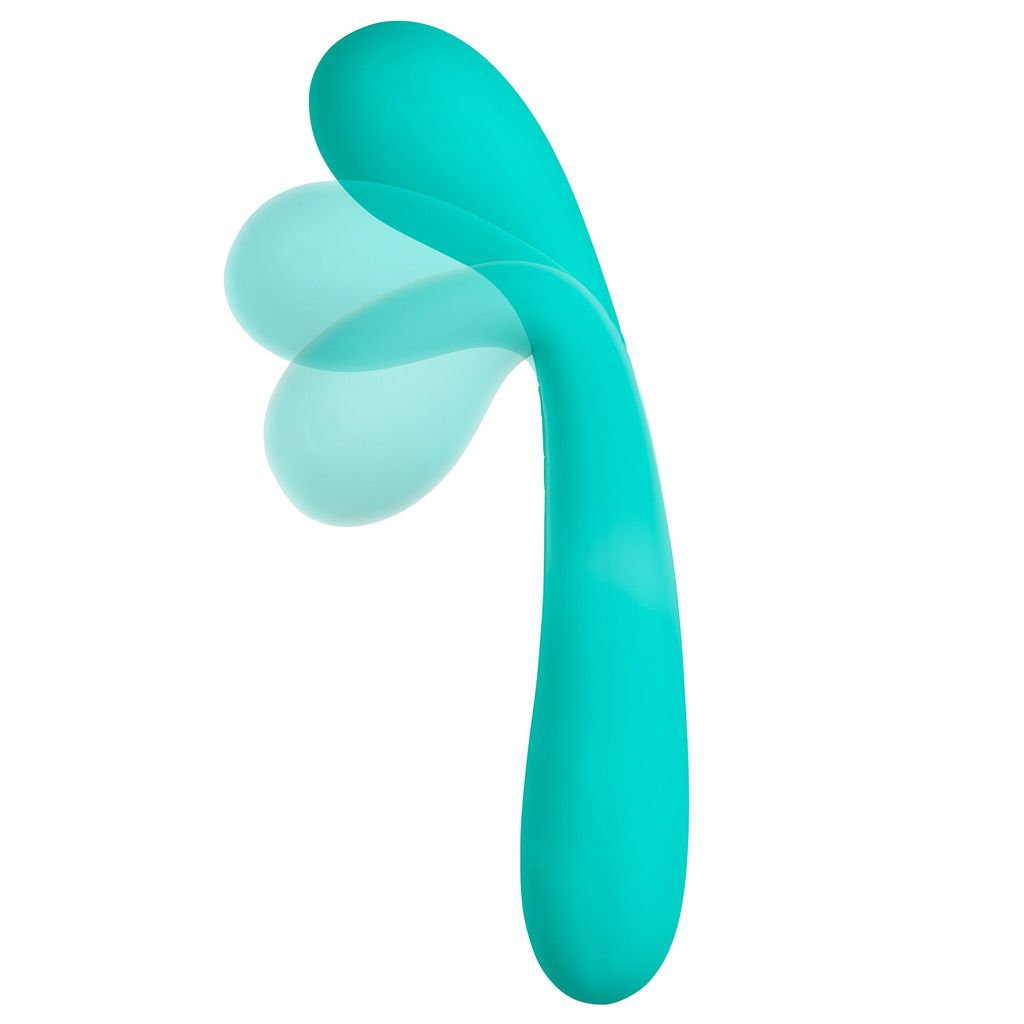 Cloud 9 Novelties G-Spot Slim 7 Inch Flexible Body Vibrator - Teal - Not Very Vanilla