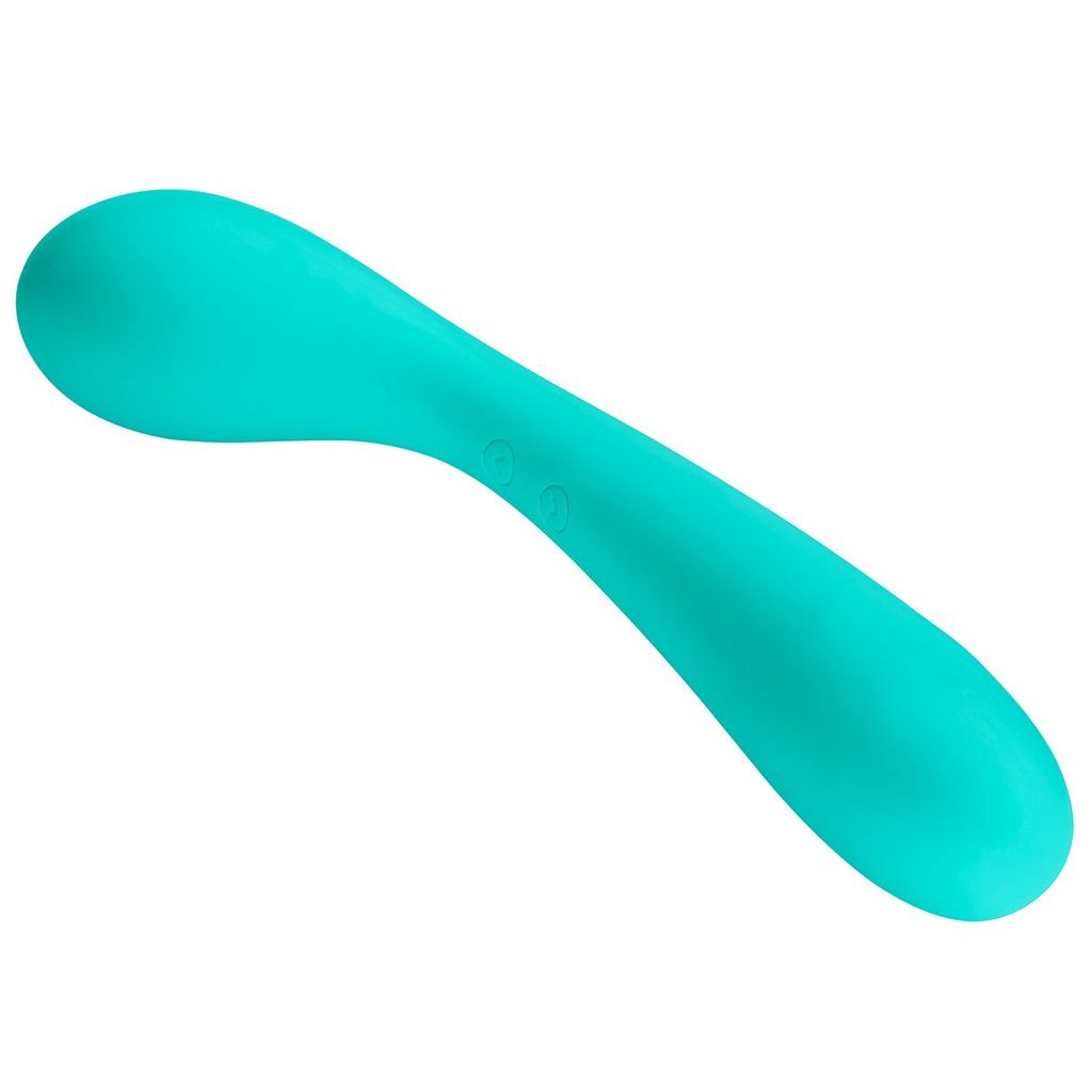 Cloud 9 Novelties G-Spot Slim 7 Inch Flexible Body Vibrator - Teal - Not Very Vanilla