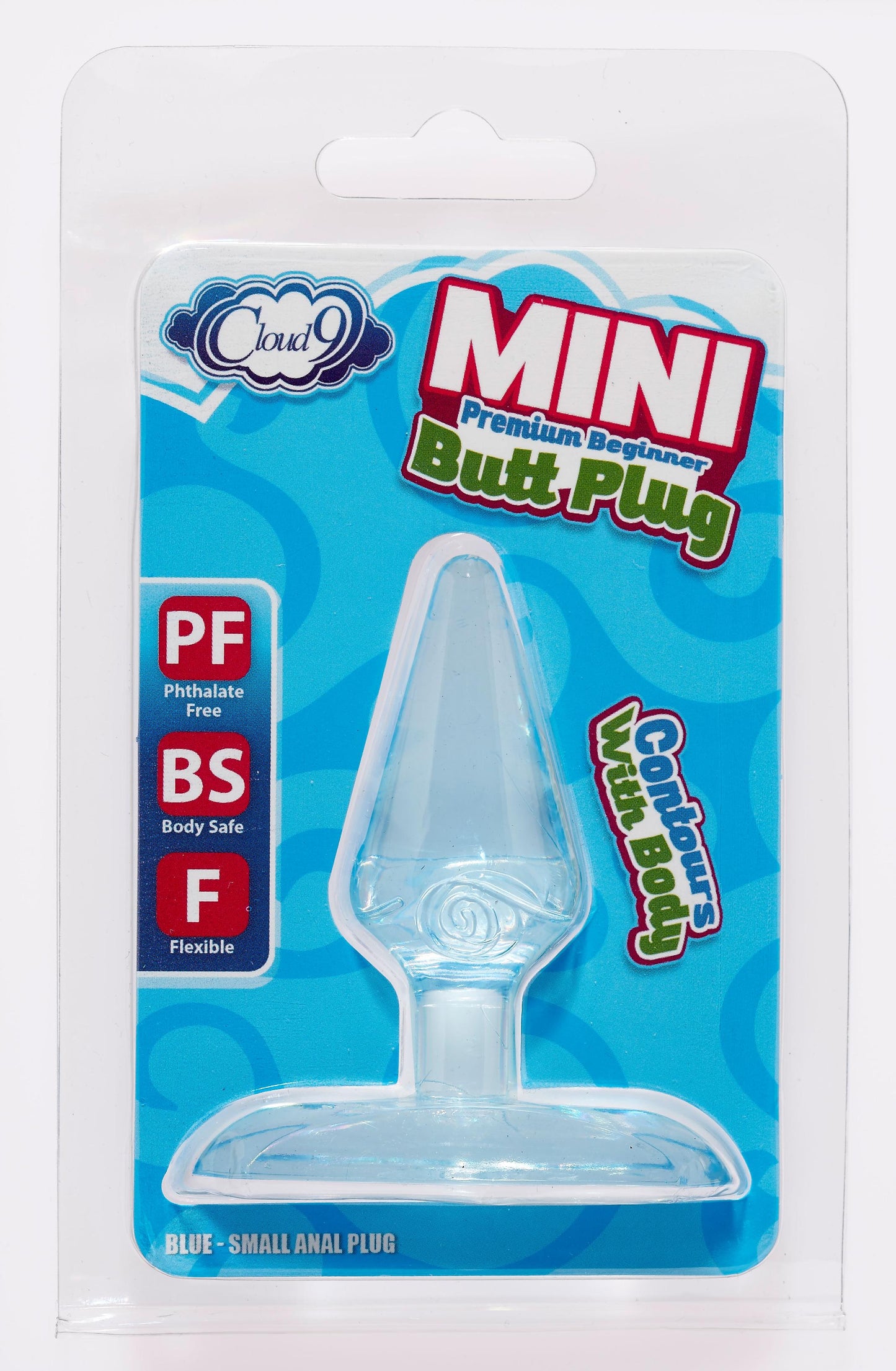 Mini Premium Beginner Butt Plug - Blue - Not Very Vanilla