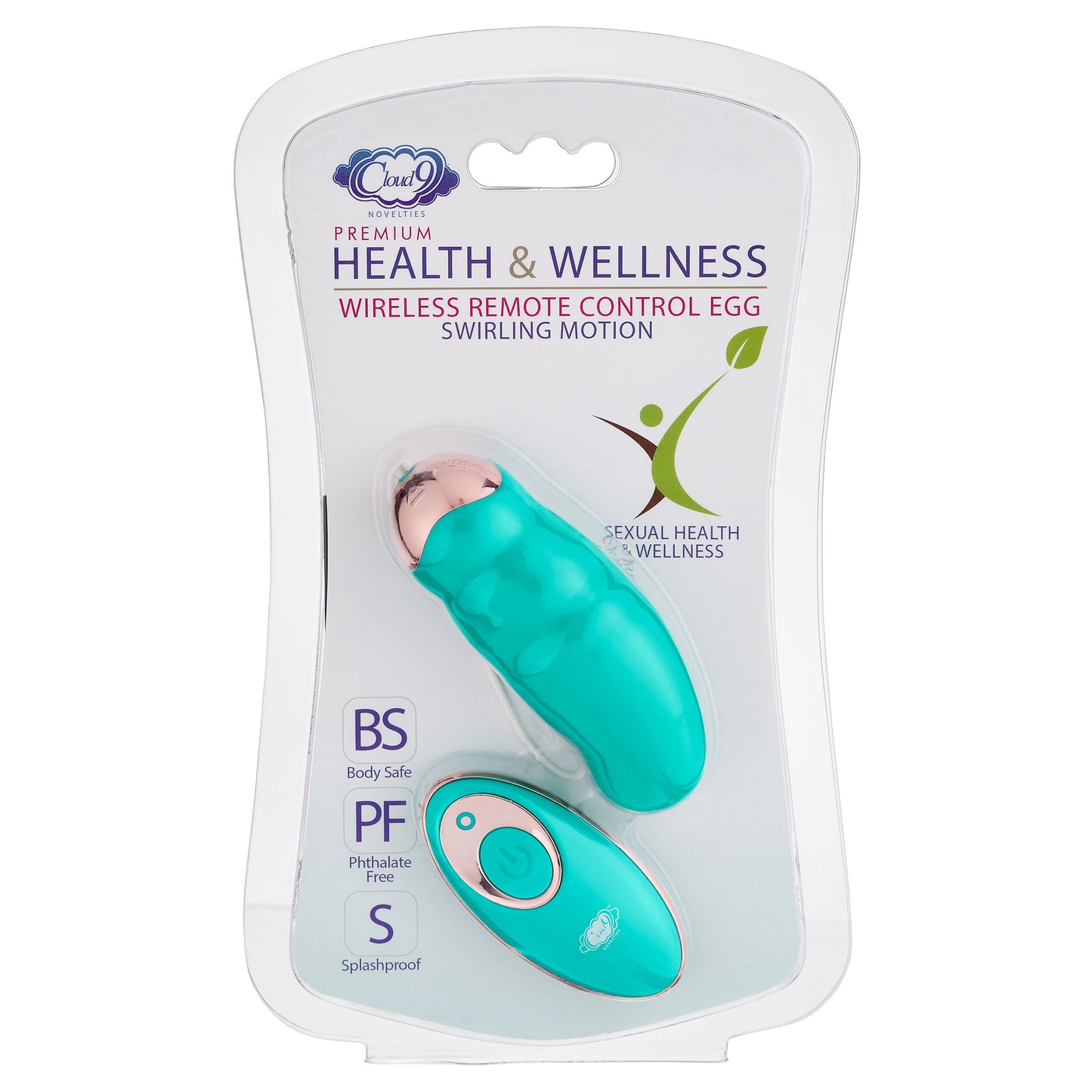 Health and Wellness Wireless Remote Control Egg - Swirling Motion - Not Very Vanilla