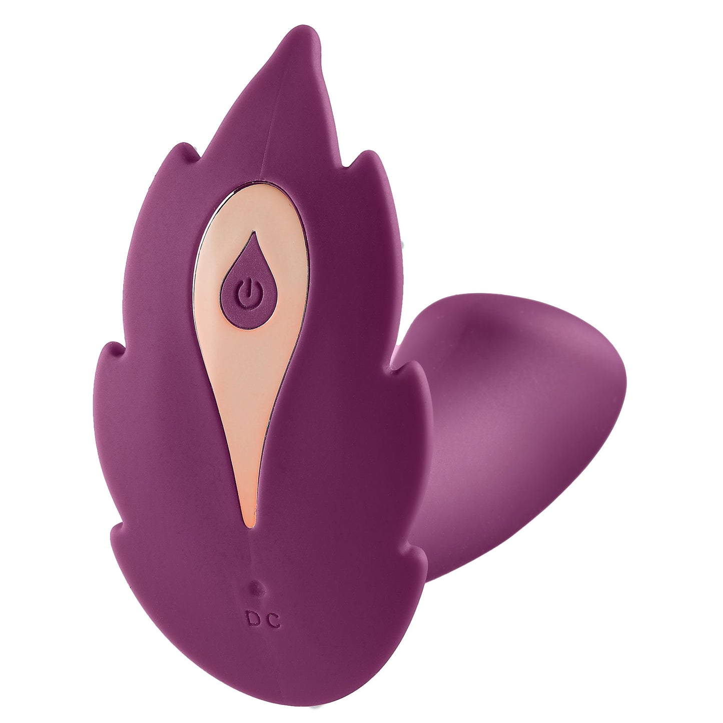 Partner Panty Leaf Vibrator With Remote Control - Plum - Not Very Vanilla