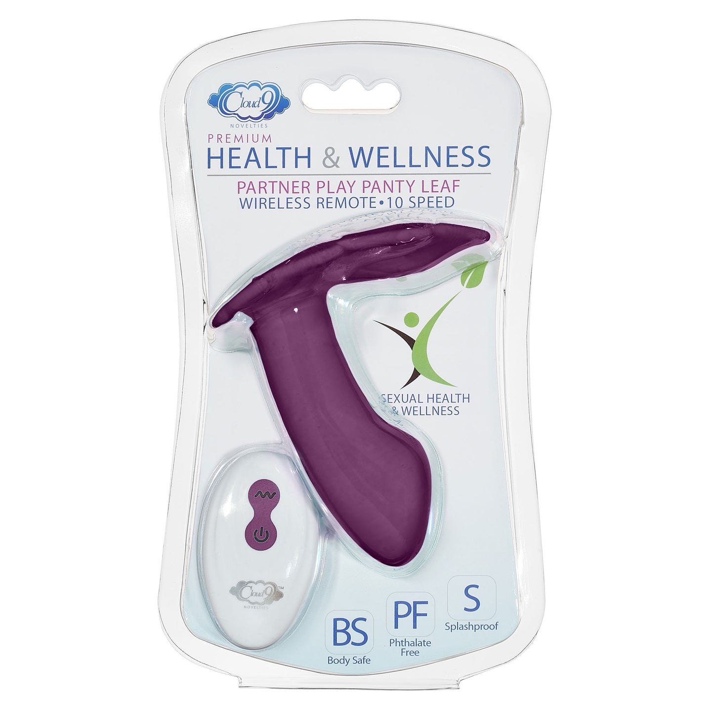 Partner Panty Leaf Vibrator With Remote Control - Plum - Not Very Vanilla