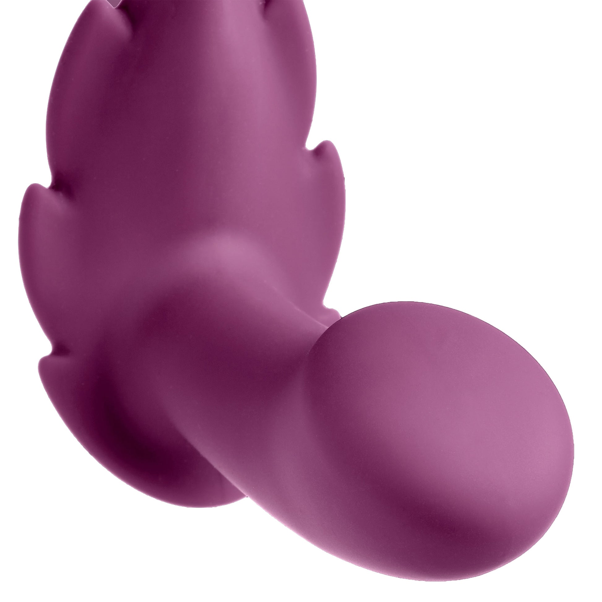 Partner Panty Leaf Vibrator With Remote Control - Plum - Not Very Vanilla