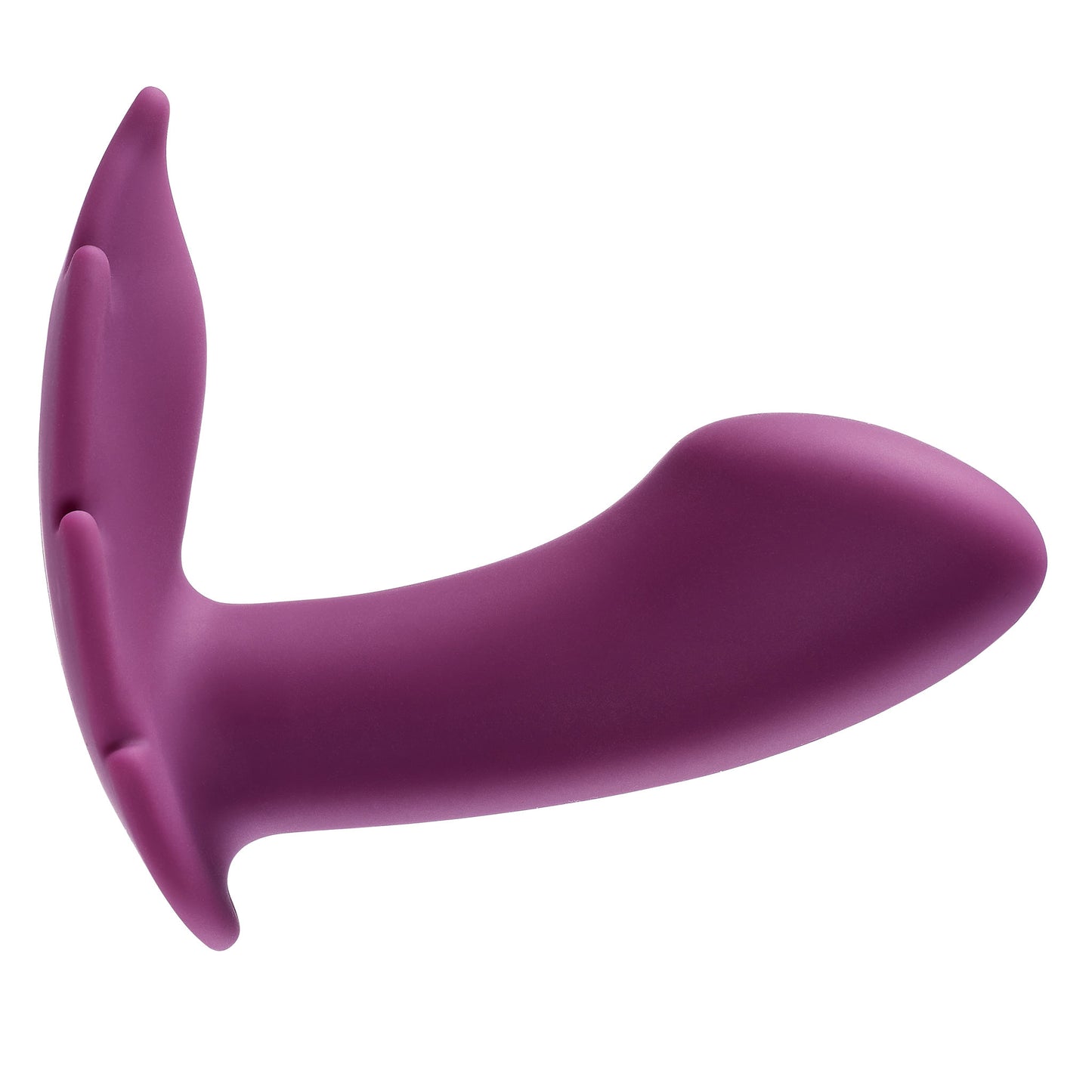 Partner Panty Leaf Vibrator With Remote Control - Plum - Not Very Vanilla