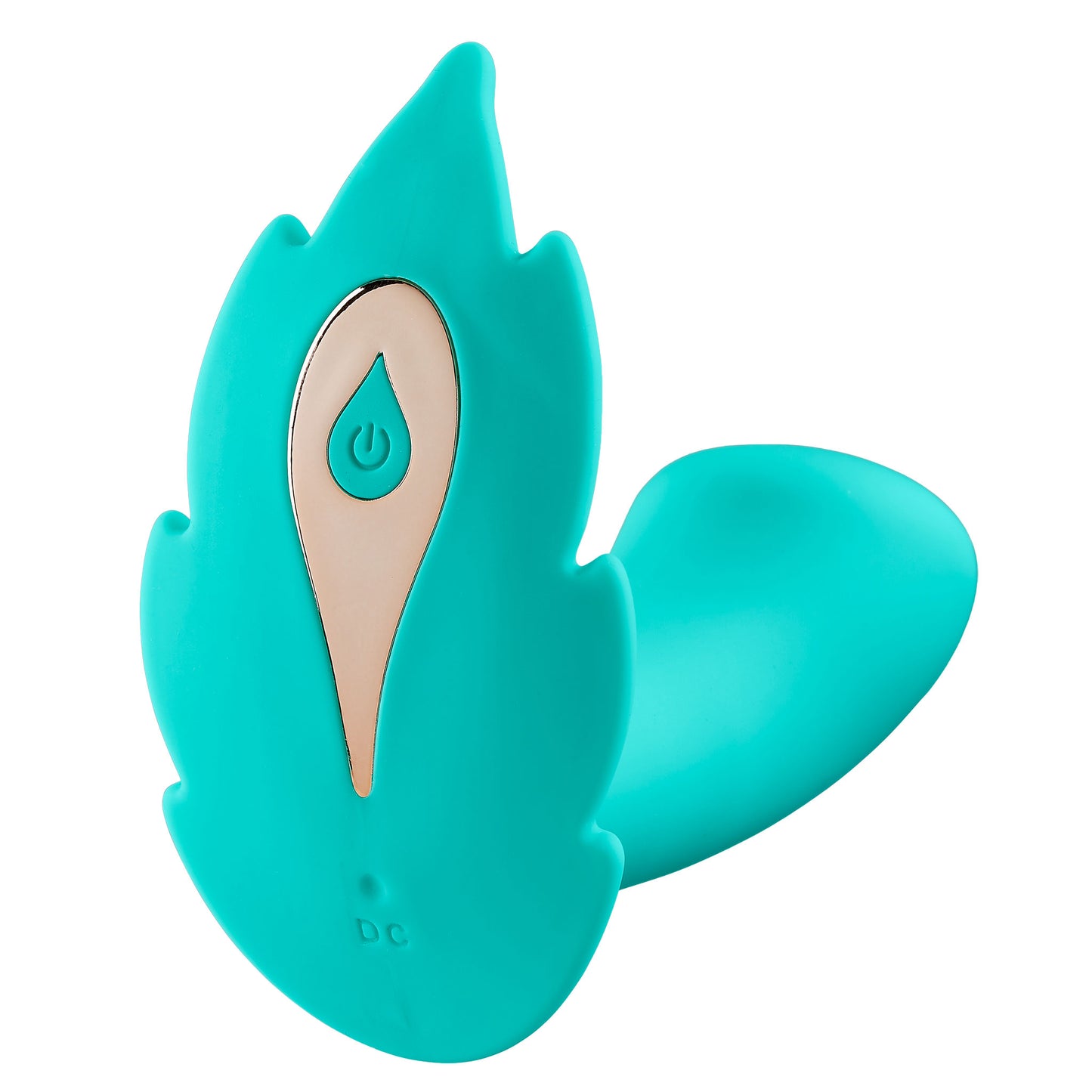 Partner Panty Leaf Vibrator With Remote Control - Teal - Not Very Vanilla