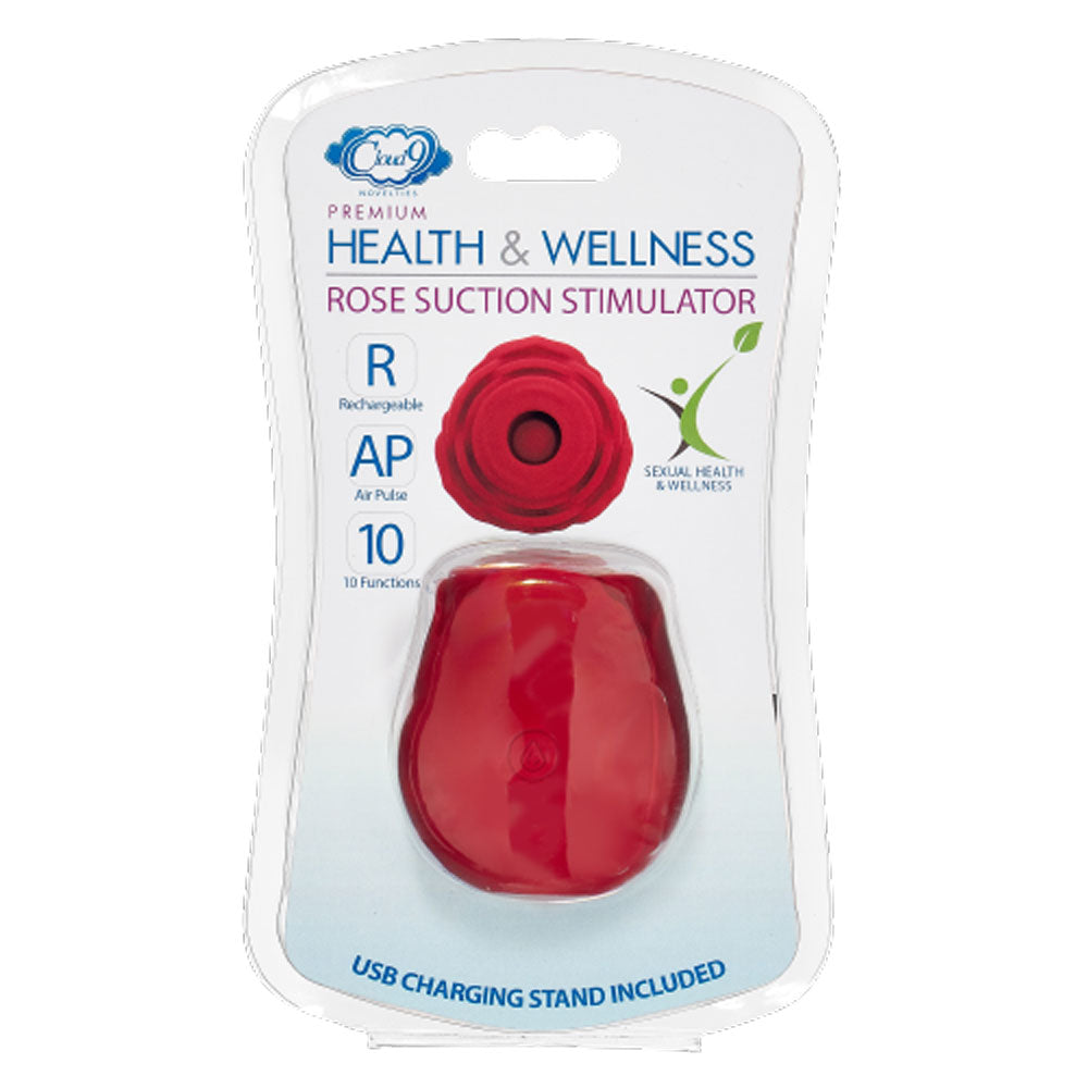 Rose Suction Stimulator - Red - Not Very Vanilla