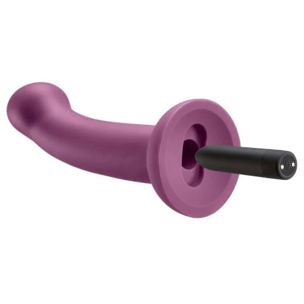 Ergo Super Flexi I Dong Soft and Flexible Liquid Silicone With Vibrator - Plum - Not Very Vanilla