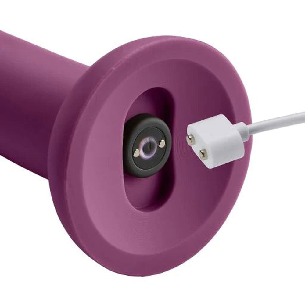 Ergo Super Flexi I Dong Soft and Flexible Liquid Silicone With Vibrator - Plum - Not Very Vanilla