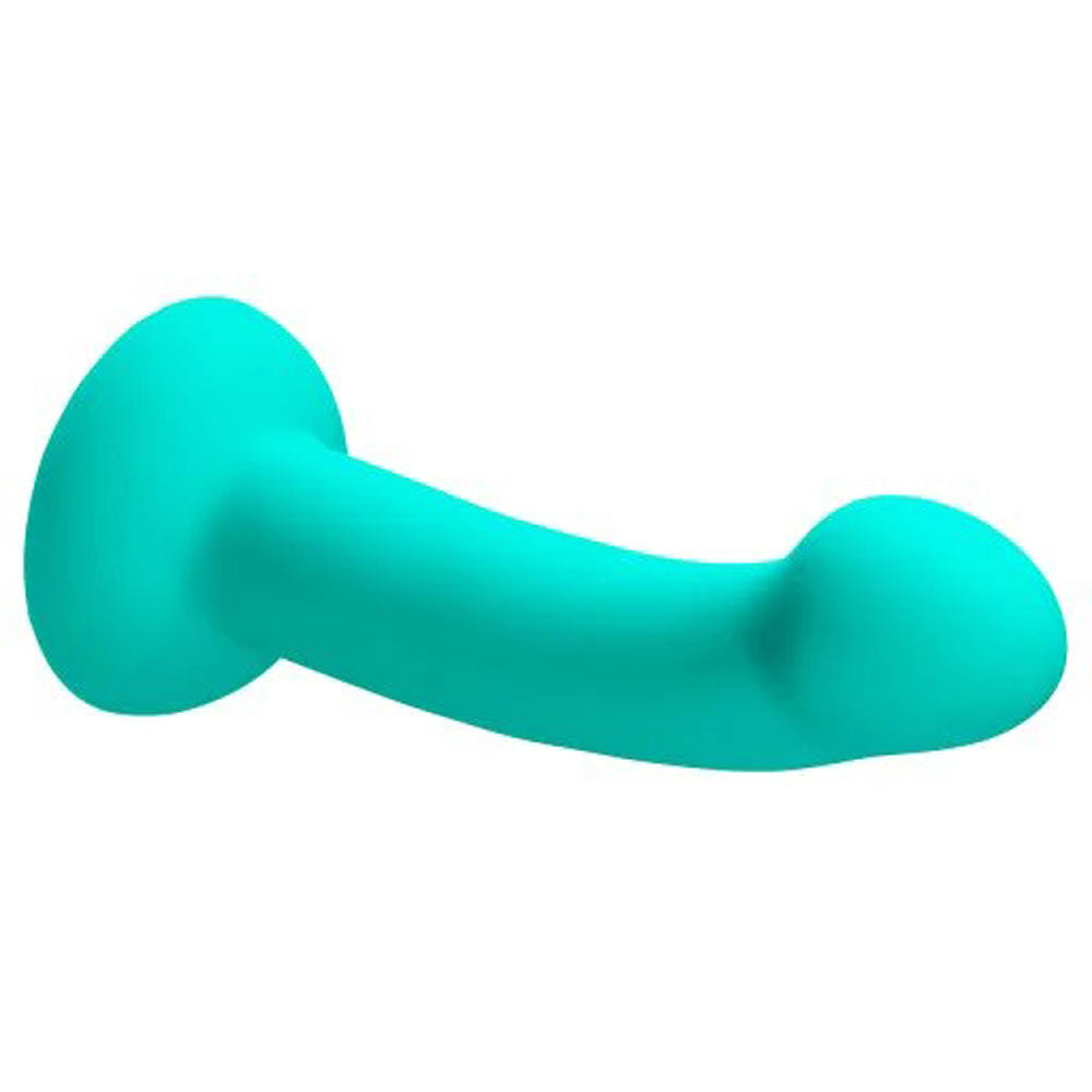 Ergo Super Flexi I Dong Soft and Flexible Liquid Silicone With Vibrator - Teal - Not Very Vanilla