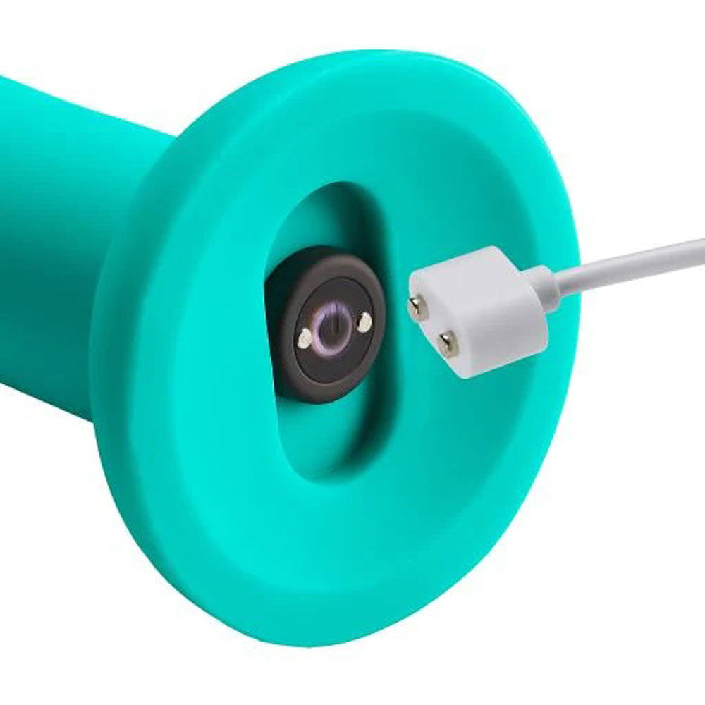 Ergo Super Flexi I Dong Soft and Flexible Liquid Silicone With Vibrator - Teal - Not Very Vanilla