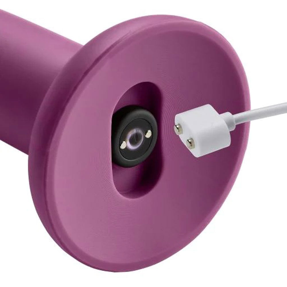 Ergo Super Flexi II Dong Soft and Flexible Liquid Silicone With Vibrator - Plum - Not Very Vanilla