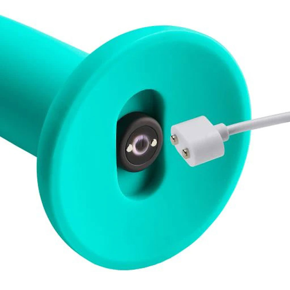 Ergo Super Flexi II Dong Soft and Flexible Liquid Silicone With Vibrator - Teal - Not Very Vanilla