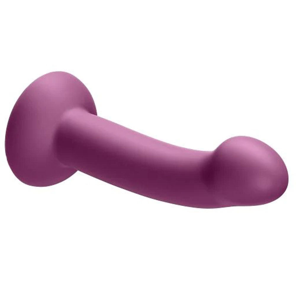 Ergo Super Flexi III Dong Soft and Flexible Liquid Silicone With Vibrator - Plum - Not Very Vanilla