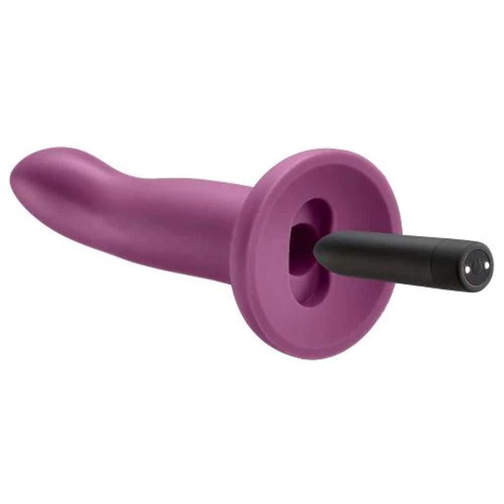 Ergo Super Flexi IV Dong Soft and Flexible Liquid Silicone With Vibrator - Plum - Not Very Vanilla