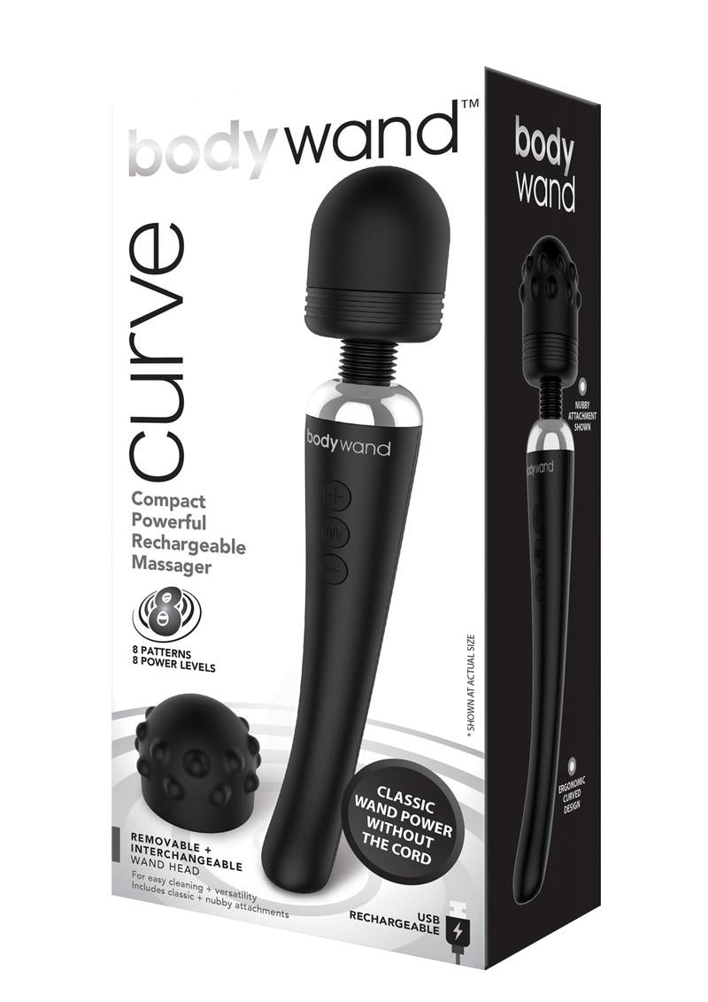 Bodywand Curve Rechargeable - Black - Not Very Vanilla