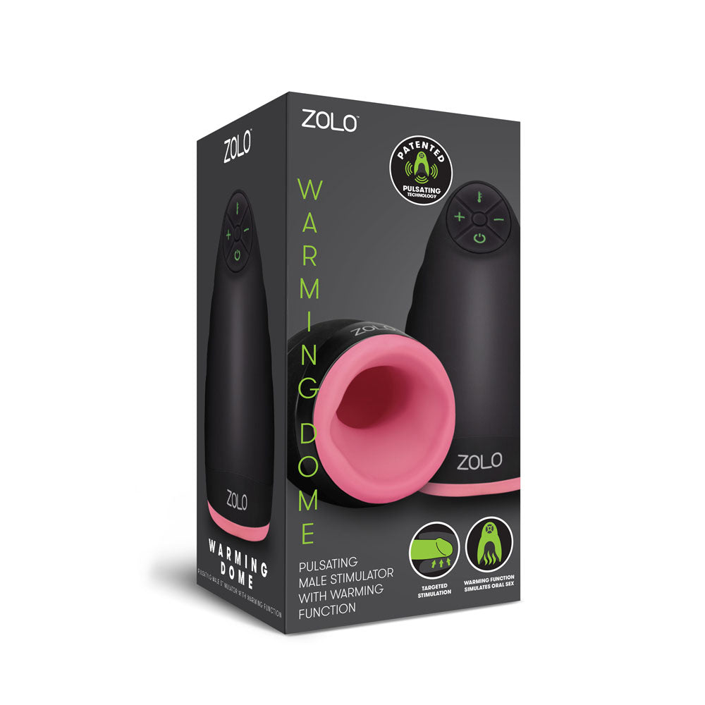 Zolo Warming Dome Pulsating Male Stimulator With Warming Function - Not Very Vanilla