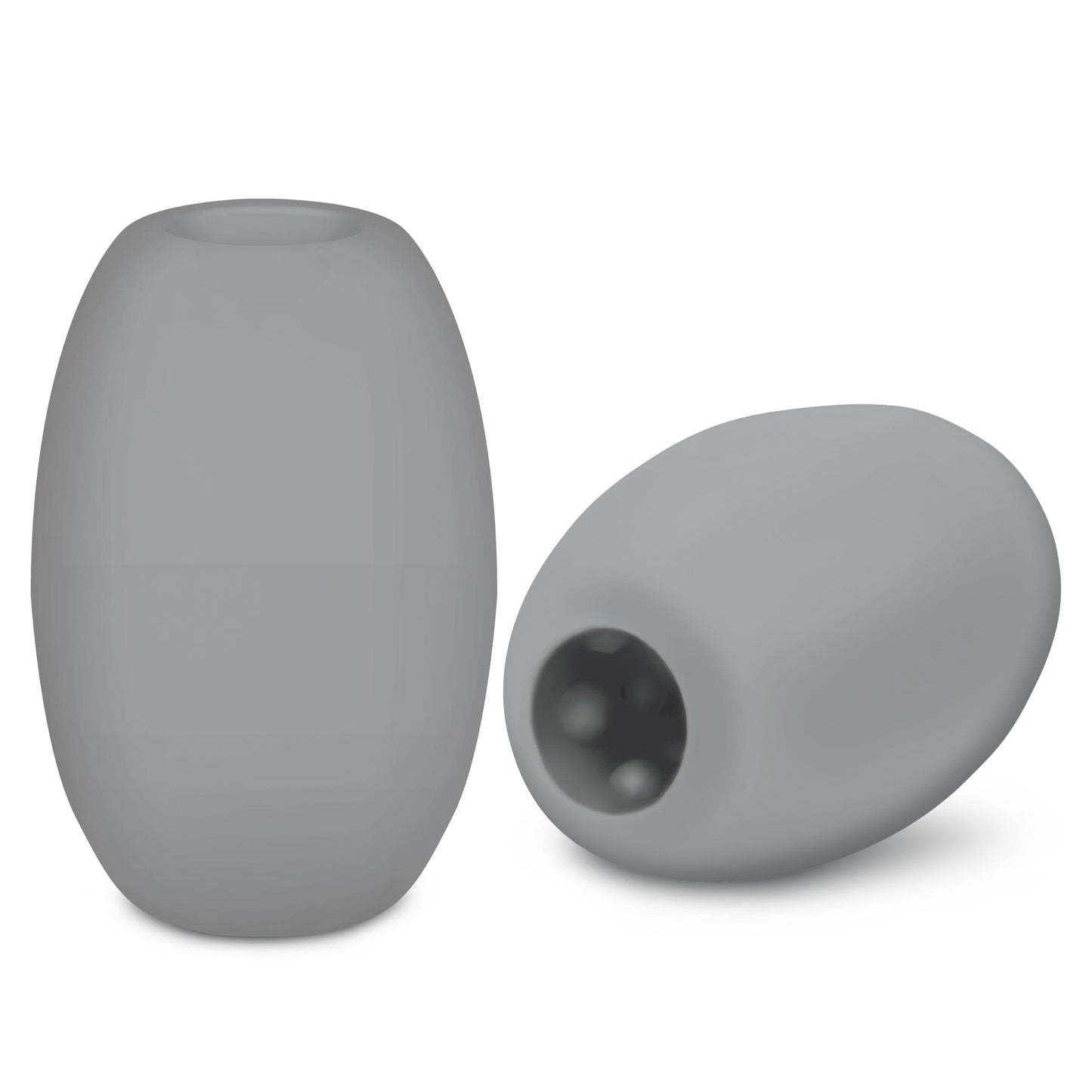 Zolo Mini Stroker Dome Grey - Not Very Vanilla