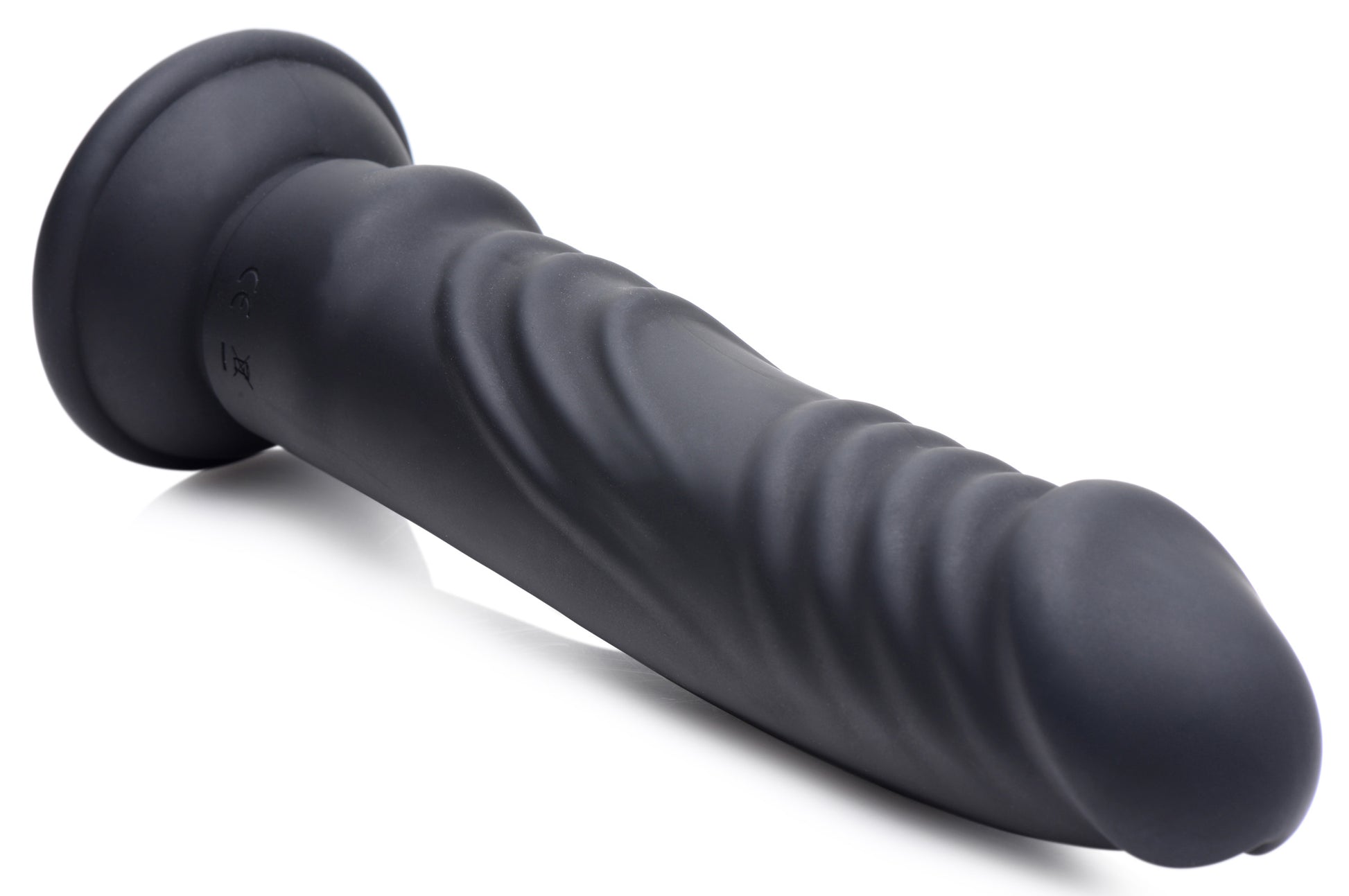 E-Stim and Vibrating Dildo With Remote - Black - Not Very Vanilla