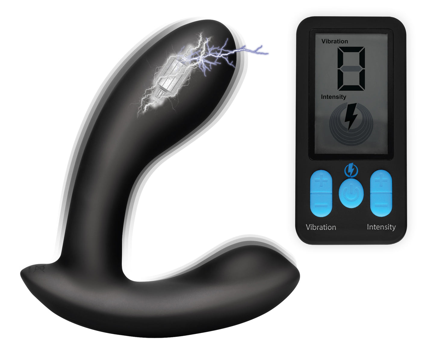 E-Stim and Vibrating Prostate Massager - Black - Not Very Vanilla