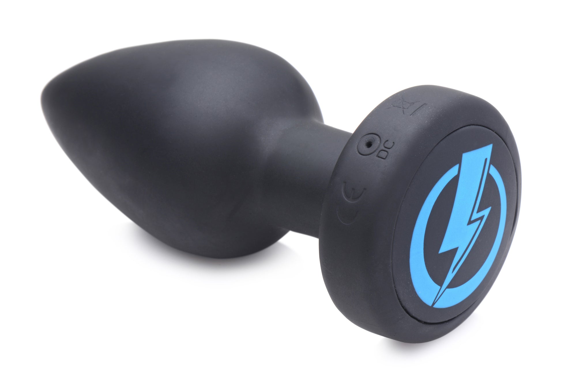 E-Stim and Vibrating Anal Plug - Black - Not Very Vanilla