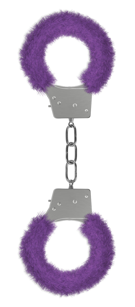 Beginner's Furry Handcuffs - Purple - Not Very Vanilla