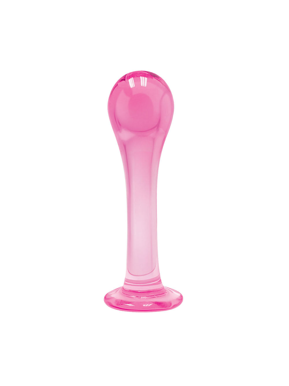 The 9's First Glass Droplet Anal & Pussy Stimulator - Pink - Not Very Vanilla