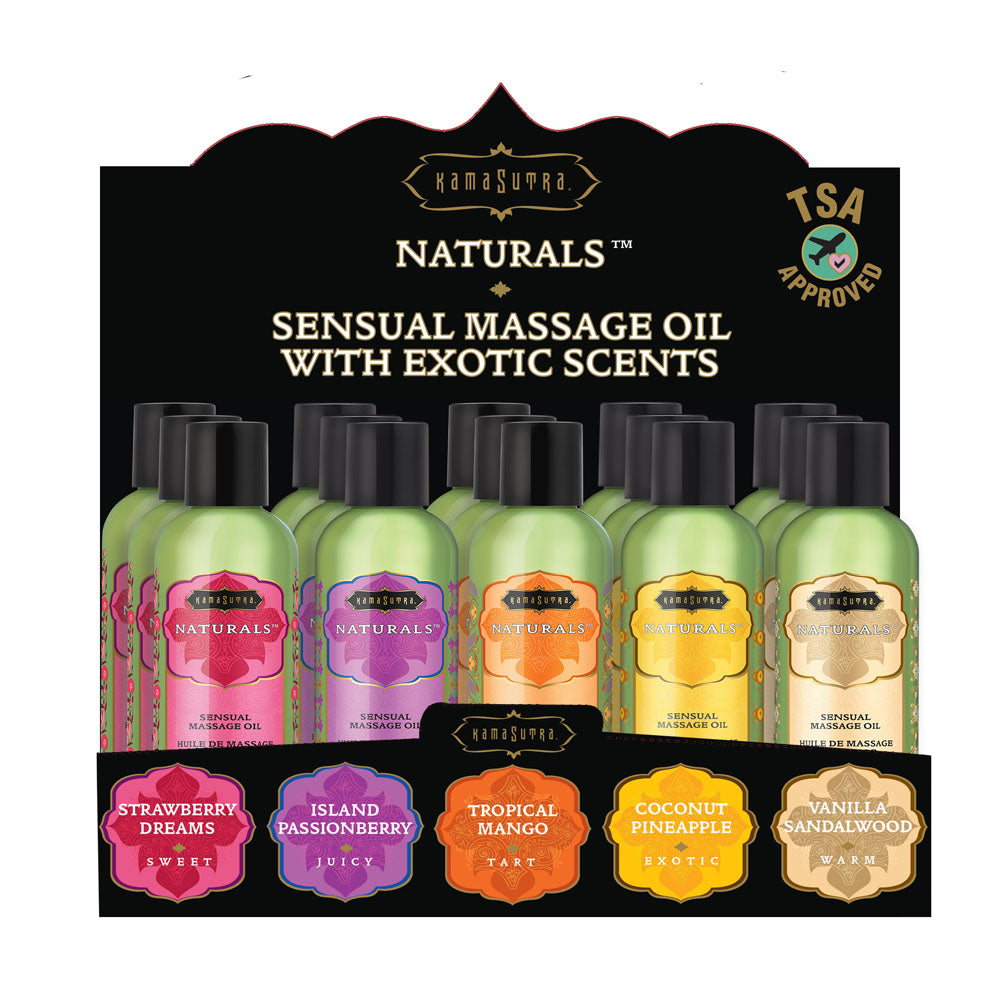 Naturals Massage Oil Pre Pack - Not Very Vanilla