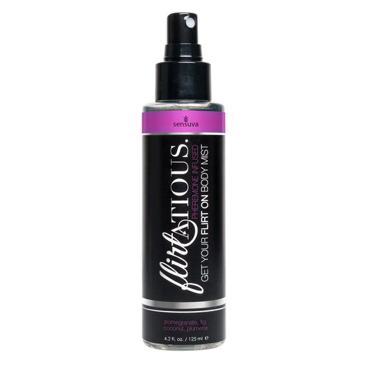 Flirtatious Pheromone Infused Body Mist - Pomegranate, Fig, & Plumeria - 4.2 fl.oz /125ml - Not Very Vanilla