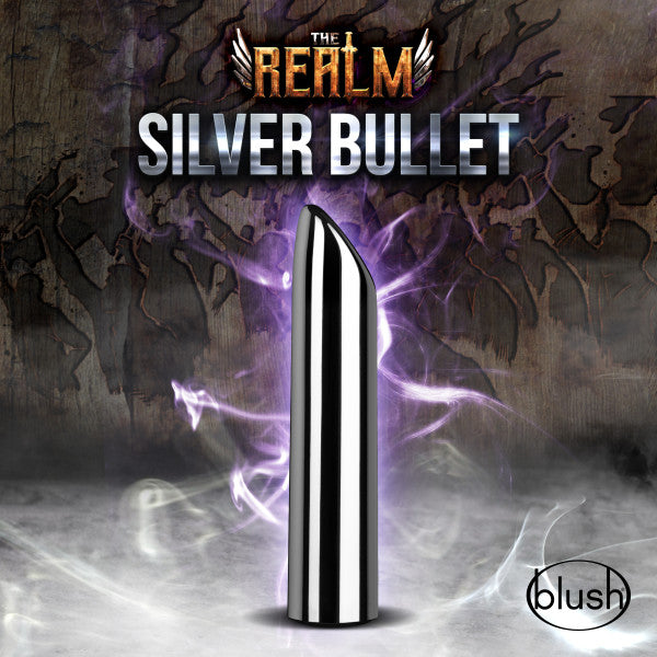 The Realm - Sliver Rechargeable Bullet - Silver - Not Very Vanilla