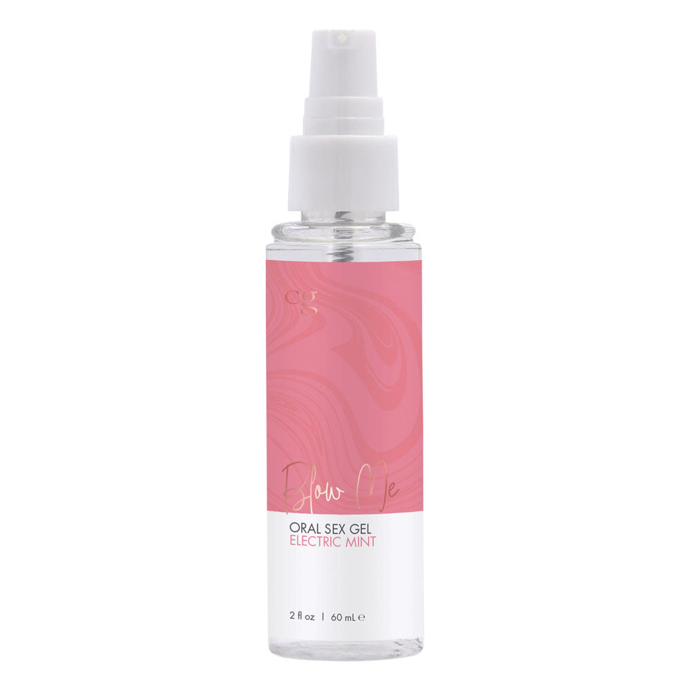 Blow Me Oral Sex Gel Electric Mint 2 Fl. Oz. - Not Very Vanilla