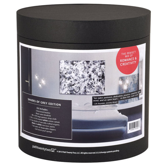 Liberator Love Is Art Paint & Canvas Kit-Shades of Grey - Not Very Vanilla