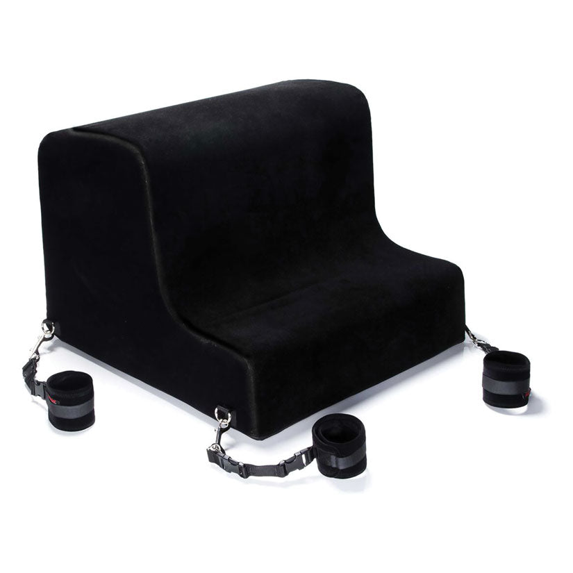 Liberator Obeir Spanking Bench & Cuff Kit-Midnight Black - Not Very Vanilla