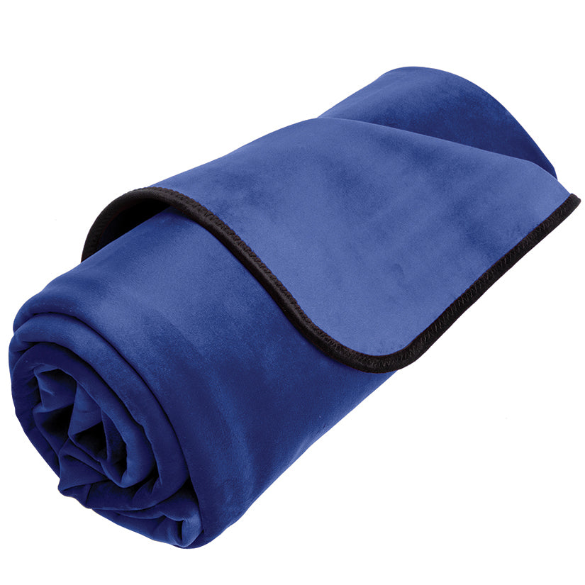 Liberator Fascinator Travel Throw Velvish-Indigo - Not Very Vanilla