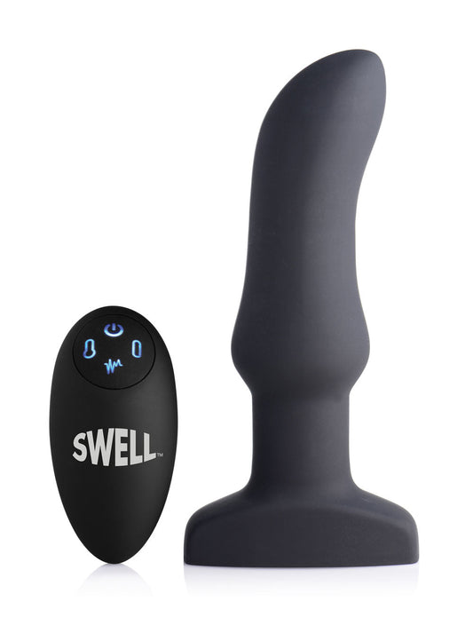 World's 1st Remote Control Inflatable Curved 10x Anal Plug - Not Very Vanilla