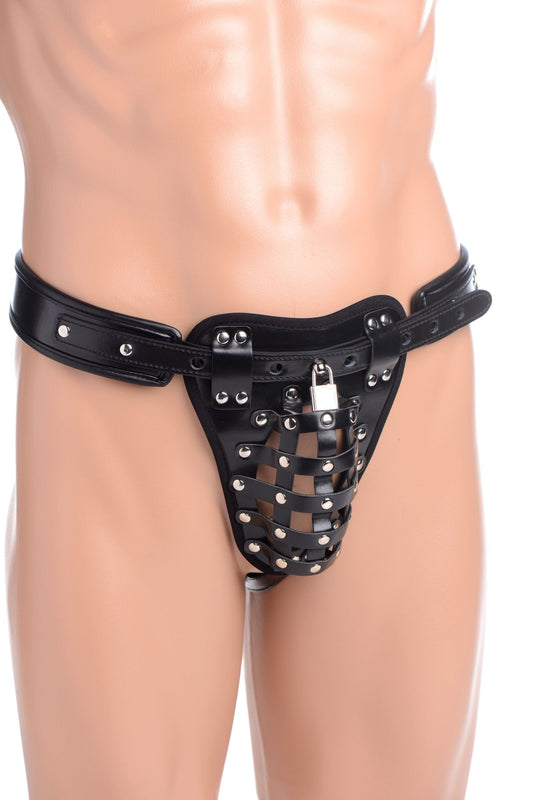 Netted Male Chastity Jock - Not Very Vanilla