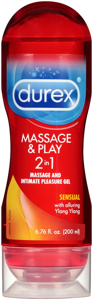 Durex Massage & Play 2 in 1 Sensual Ylang Ylang - 6.76 Fl. Oz. / 200 ml - Not Very Vanilla