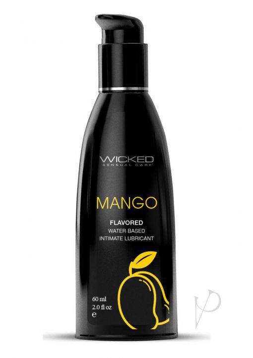 Aqua Mango Flavored Water Based Intimate Lubricant - 2 Fl. Oz. - Not Very Vanilla