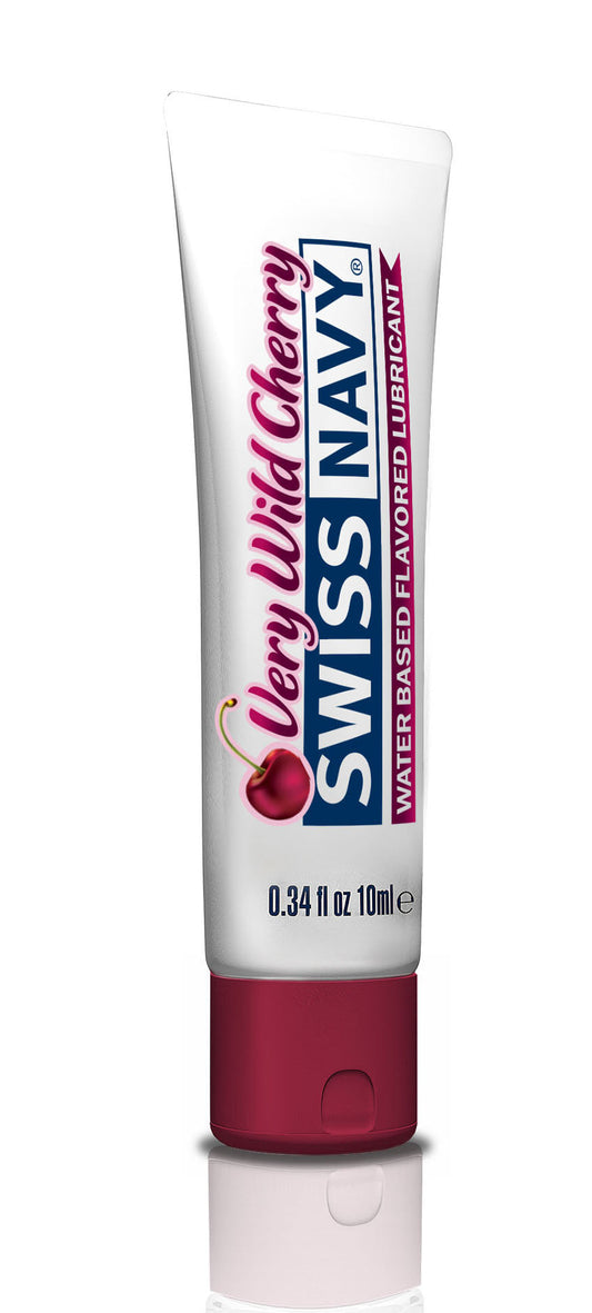 Swiss Navy Wild Cherry Water-Based Lubricant 10ml - Not Very Vanilla