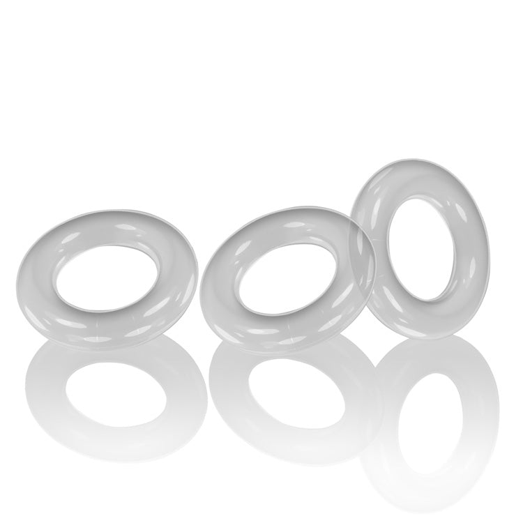 Willy Rings 3-Pack Cockrings - Clear - Not Very Vanilla