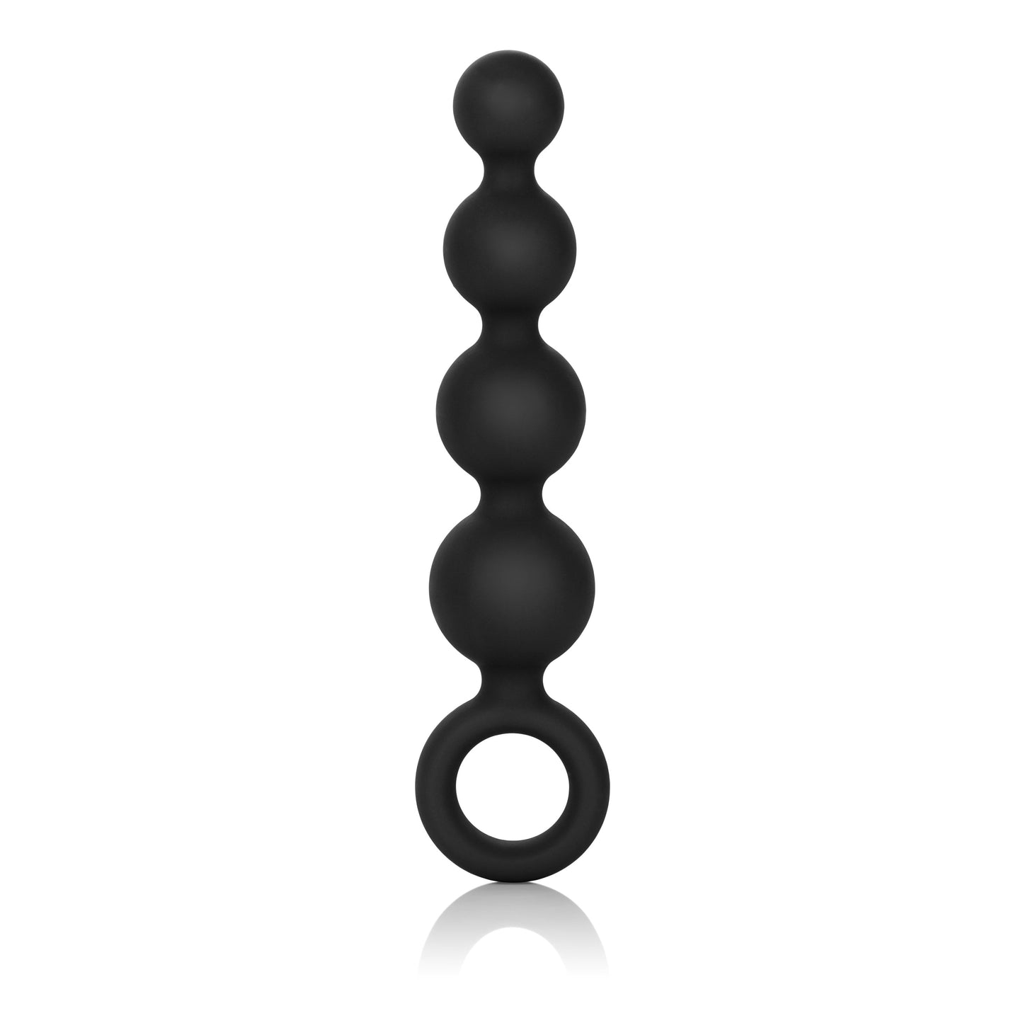 Silicone Booty Beads - Black - Not Very Vanilla