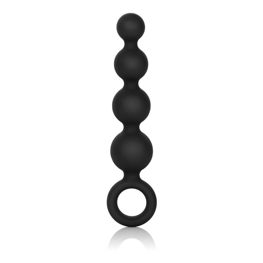 Silicone Booty Beads - Black - Not Very Vanilla