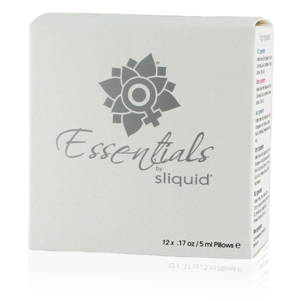 Sliquid Essentials Lube Cube - 2 Fl. Oz. - 12 Count - Not Very Vanilla