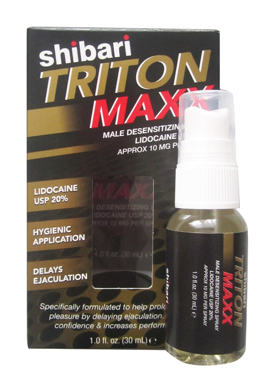 Triton Maxx Desensitizing Spray - 1 Fl. Oz. / 30 ml - Not Very Vanilla