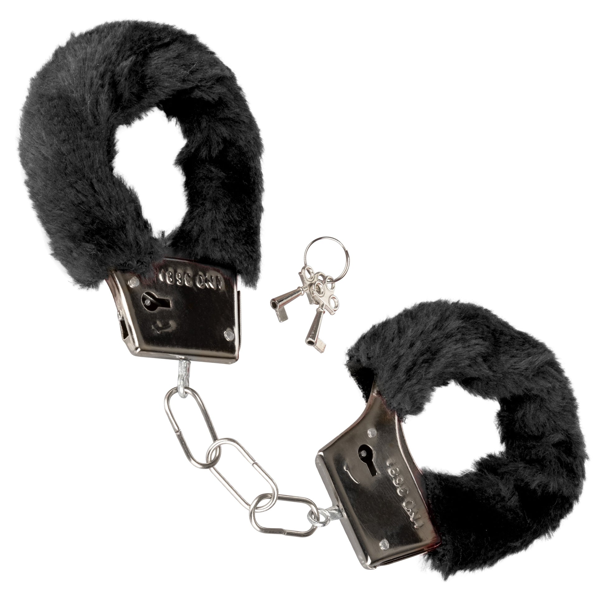 Playful Furry Cuffs - Black - Not Very Vanilla