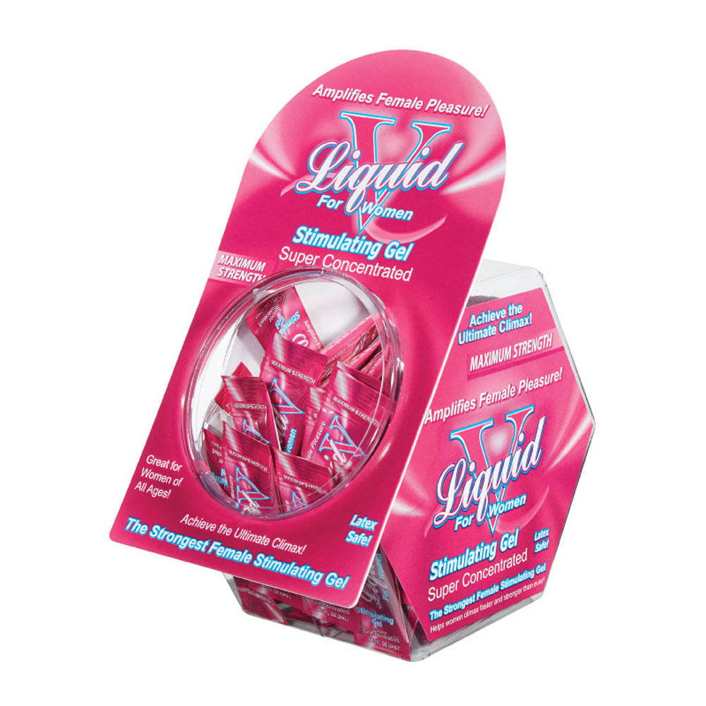 Liquid v for Women - 50 Pieces Jar Display - Not Very Vanilla