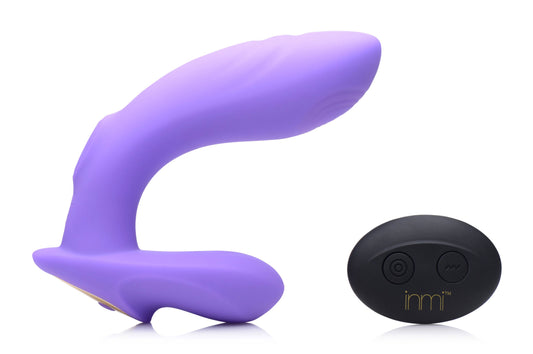 10x G-Tap Tapping Silicone G-Spot Vibrator - Purple - Not Very Vanilla