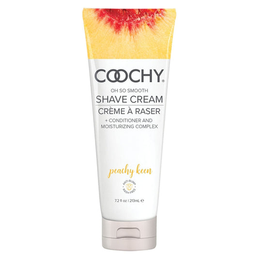 Coochy Oh So Smooth Shave Cream - Peachy Keen 7.2 Fl Oz 213ml - Not Very Vanilla