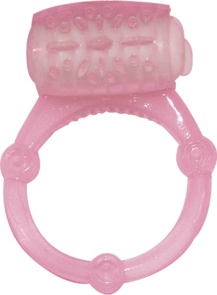 Humm Dinger Vibrating Penis Ring Clitoral Stimulator - Magenta - Not Very Vanilla