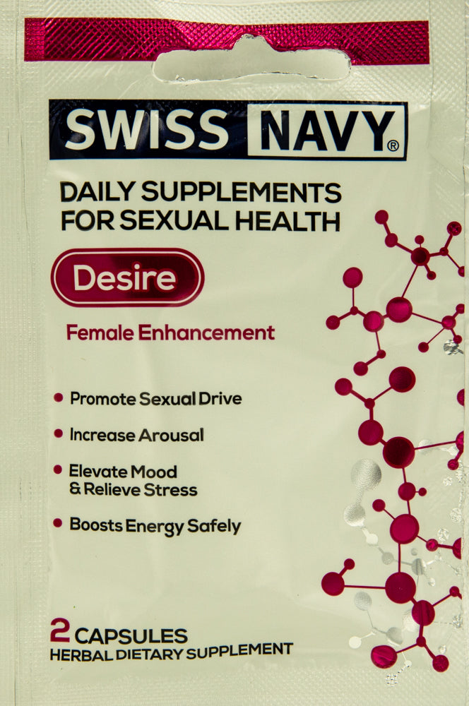 Swiss Navy Desire Female Enhancement - 2 Ct Single Pack - Not Very Vanilla