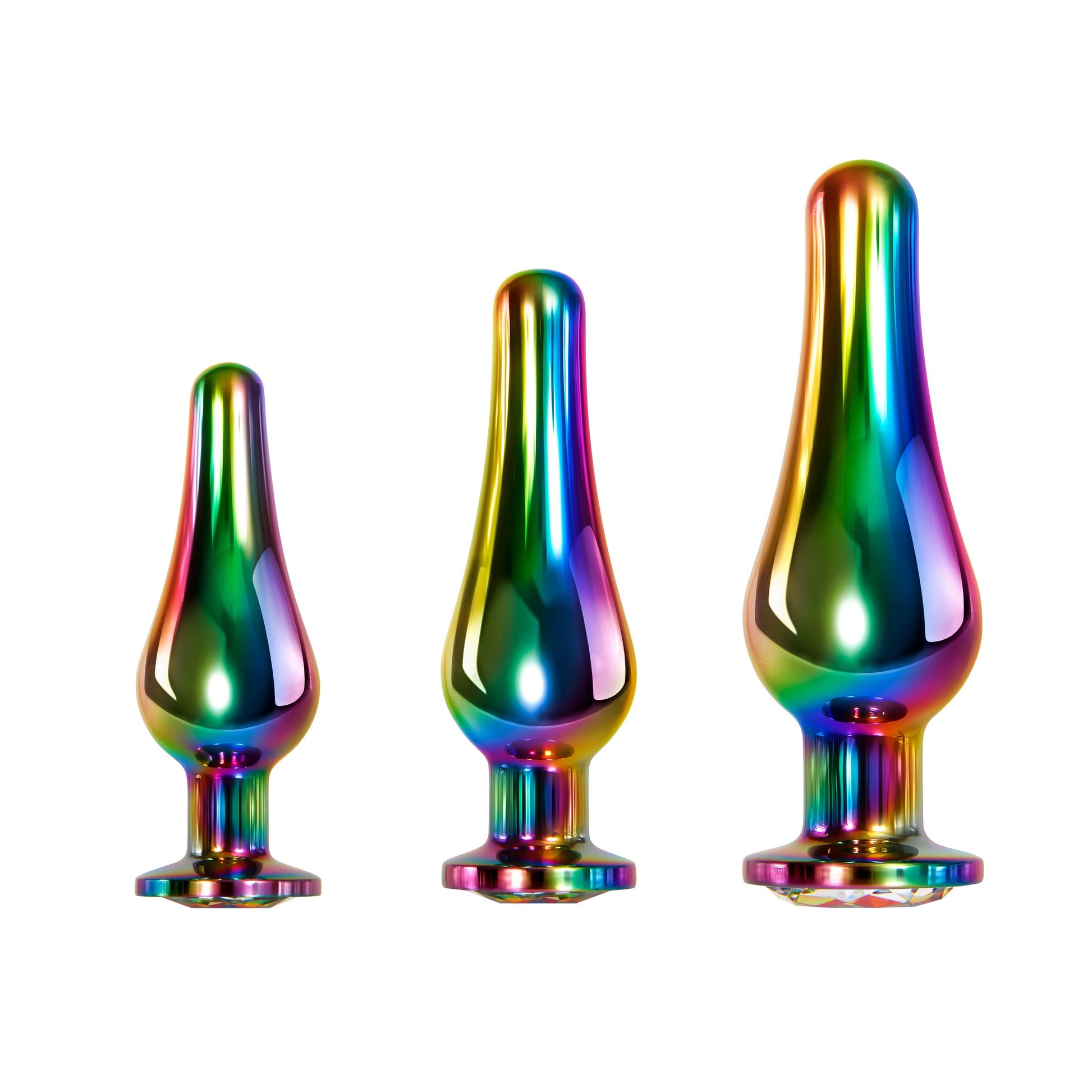 Rainbow Metal Plug Set - Not Very Vanilla